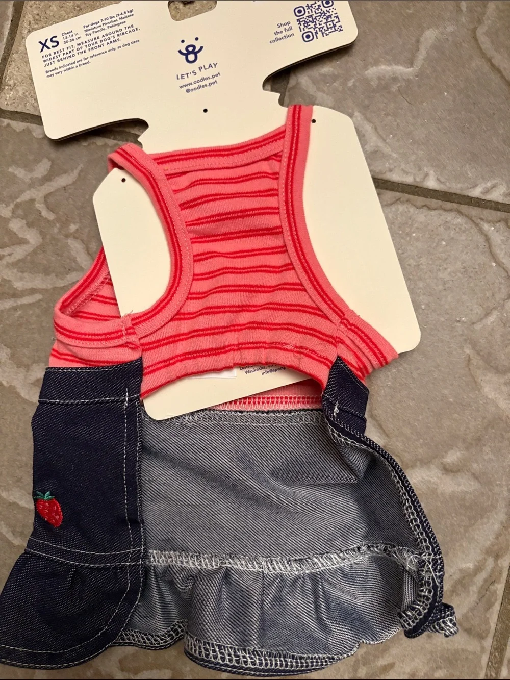 New lot/3 Oodles dog clothing size XS